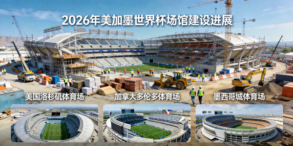 2026年美加墨世界杯筹备新闻图片 - 三国联合举办场馆建设进展